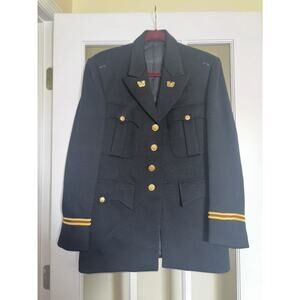 VINTAGE military army blazer gold buttons 1956 navy drummers unknown size